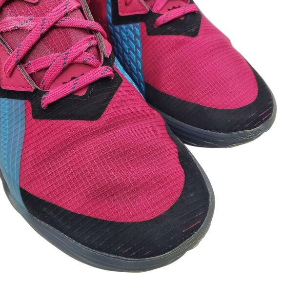 NIKE Shoes LEBRON 18 LOW Mens Size 9.5 NEON LIGHTS Fireberry Sneaker CV7562-600